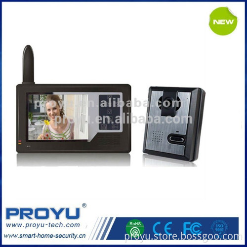 High Quality Night Vision Fuction 3.5 inch Color Touch Screen Wireless Video Door Phone